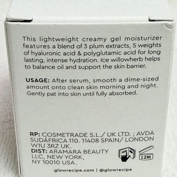 Glow Recipe Plum Plump Hyaluronic Moisturizer - NIB - Picture 2 of 4